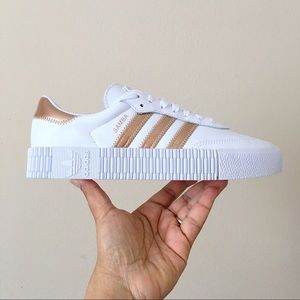 Adidas Sambarose White Metallic Copper Rose Gold